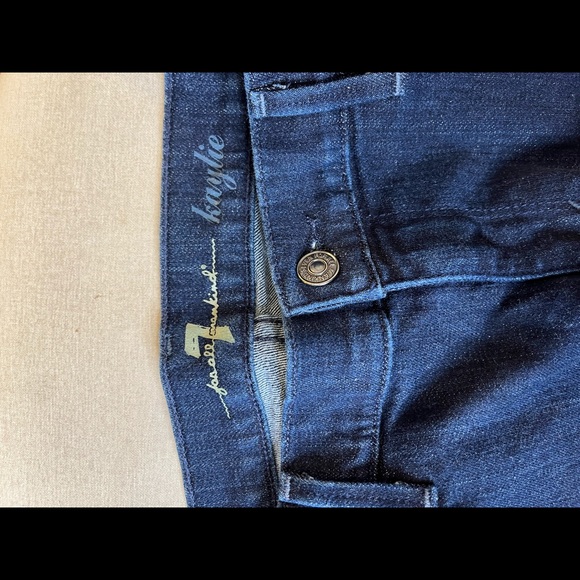 7 for all Mankind Kaylie Midnight New York Dark Slim bootcut jeans, size 31 - Picture 5 of 13